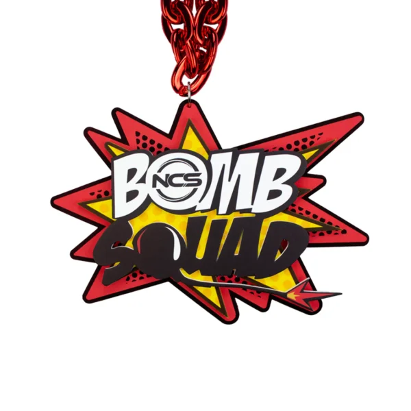 RED NCS BOMB SQUAD FOAM CHAIN