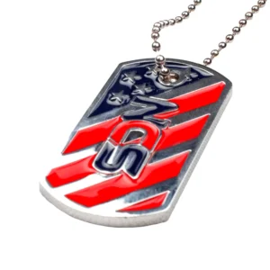 NCS24 SILVER USA DOG TAG