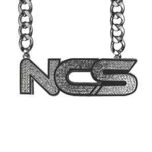 NCS24 STONE CHAIN SILVER/CLEAR