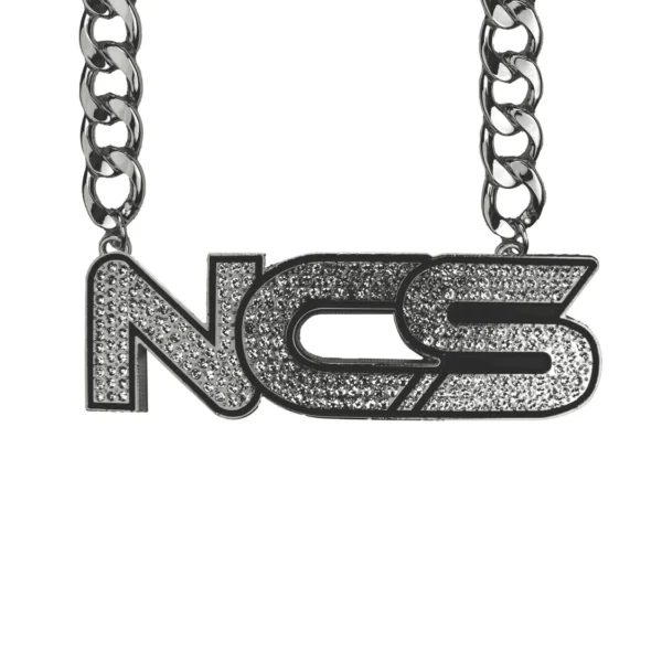 NCS24 STONE CHAIN SILVER/CLEAR